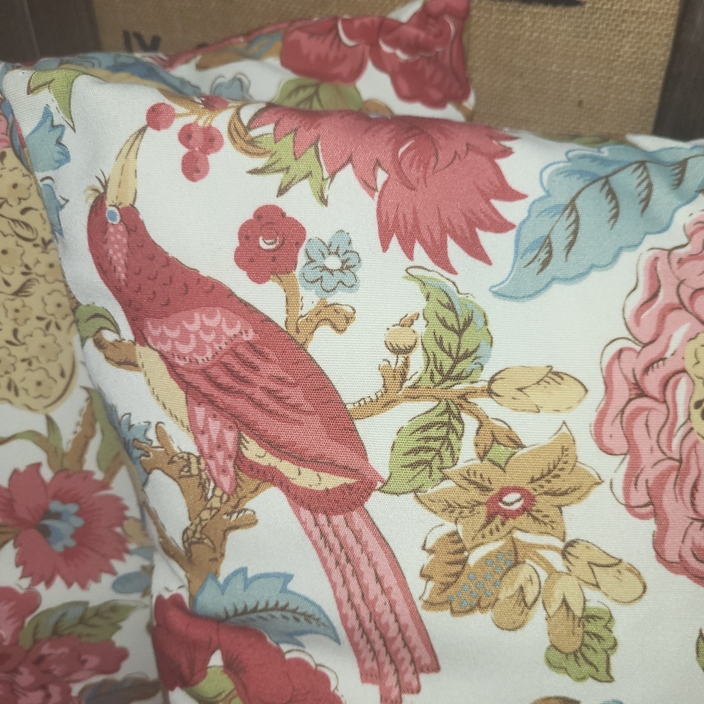 Pair of Pottery Barn Chintz Throw Pillows - Picture 3 of 6